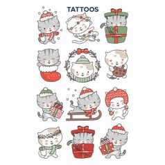   AVERY ZWECKFORM Matrica, tetoválás, 1 ív, 76x120 mm, AVERY ZWECKFORM, "Z-Design No.54154",  cica