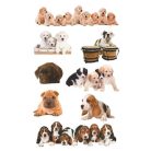 AVERY ZWECKFORM Matrica, papír,  3 ív, 76x120 mm, AVERY ZWECKFORM, "Z-Design No.55972", kölyök kutyák