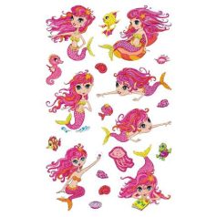   AVERY ZWECKFORM Matrica, fólia,  1 ív, 76x120 mm, AVERY ZWECKFORM, "Z-Design No.56061",  hableány