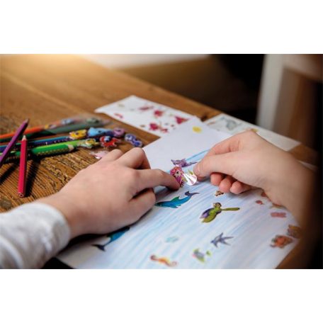 AVERY ZWECKFORM Matrica, fólia,  1 ív, 76x120 mm, AVERY ZWECKFORM, "Z-Design No.56061",  hableány