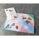 AVERY ZWECKFORM Matrica, fólia,  1 ív, 76x120 mm, AVERY ZWECKFORM, "Z-Design No.56063",  unikornis