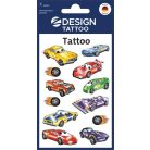 AVERY ZWECKFORM Matrica, tetoválás, 1 ív, 76x120 mm, AVERY ZWECKFORM, "Z-Design No.56685", autók