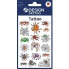 AVERY ZWECKFORM Matrica, tetoválás, 1 ív, 76x120 mm, AVERY ZWECKFORM, "Z-Design No.56693", pókok