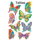 AVERY ZWECKFORM Matrica, tetoválás, 1 ív, 76x120 mm, AVERY ZWECKFORM, "Z-Design No.56742", pillangók