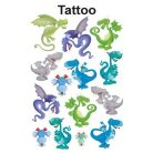 AVERY ZWECKFORM Matrica, tetoválás, 1 ív, 76x120 mm, AVERY ZWECKFORM, "Z-Design No.56751", sárkányok