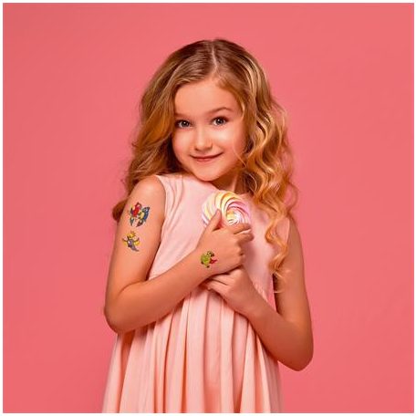 AVERY ZWECKFORM Matrica, tetoválás, 1 ív, 76x120 mm, AVERY ZWECKFORM, "Z-Design No.56762", madarak