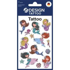   AVERY ZWECKFORM Matrica, tetoválás, 1 ív, 76x120 mm, AVERY ZWECKFORM, "Z-Design No.56763", sellő