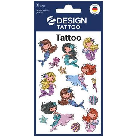 AVERY ZWECKFORM Matrica, tetoválás, 1 ív, 76x120 mm, AVERY ZWECKFORM, "Z-Design No.56763", sellő