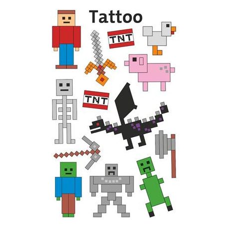 AVERY ZWECKFORM Matrica, tetoválás, 1 ív, 76x120 mm, AVERY ZWECKFORM, "Z-Design No.56771",  Pixel formák