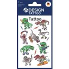 AVERY ZWECKFORM Matrica, tetoválás, 1 ív, 76x120 mm, AVERY ZWECKFORM, "Z-Design No.56772",  dínók