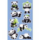 AVERY ZWECKFORM Matrica, műanyag, 1 ív, 76x120 mm, AVERY ZWECKFORM, "Z-Design No.57297", panda