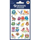 AVERY ZWECKFORM Matrica, papír, 3 ív, 76x120 mm, AVERY ZWECKFORM, "Z-Design No.57512", bagoly