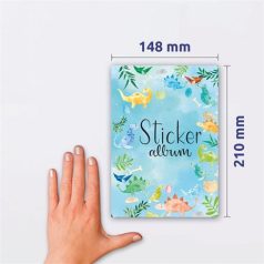   AVERY ZWECKFORM Matricagyűjtő album, A5, AVERY ZWECKFORM, dinoszaurusz