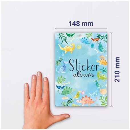 AVERY ZWECKFORM Matricagyűjtő album, A5, AVERY ZWECKFORM, dinoszaurusz