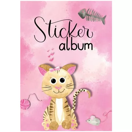 AVERY ZWECKFORM Matricagyűjtő album, A5, AVERY ZWECKFORM, cica