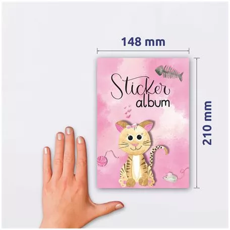 AVERY ZWECKFORM Matricagyűjtő album, A5, AVERY ZWECKFORM, cica