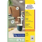 AVERY ZWECKFORM Etikett, univerzális, 20 mm, kör, AVERY ZWECKFORM, 880 etikett/csomag