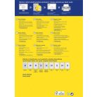 AVERY ZWECKFORM Etikett, univerzális, 63,5x42,3 mm, ovális, AVERY ZWECKOFRM, 180 etikett/csomag