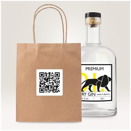 AVERY ZWECKFORM Etikett, univerzális, 35x35 mm, AVERY ZWECKFORM, 350 etikett/csomag