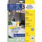 AVERY ZWECKFORM Etikett, univerzális, 45,7x21,2 mm, extra erős, AVERY ZWECKFORM, 480 etikett/csomag