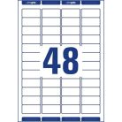 AVERY ZWECKFORM Etikett, univerzális, 45,7x21,2 mm, extra erős, AVERY ZWECKFORM, 480 etikett/csomag