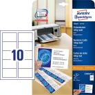 AVERY ZWECKFORM Névjegykártya, 85x54 mm, 185 g, mikroperforált, AVERY ZWECKFORM, 100 db/csomag