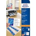 AVERY ZWECKFORM Névjegykártya, 85x54 mm, 185 g, mikroperforált, AVERY ZWECKFORM, 100 db/csomag