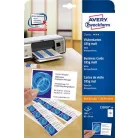 AVERY ZWECKFORM Névjegykártya, 85x54 mm, 185 g, mikroperforált, AVERY ZWECKFORM, 100 db/csomag