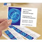 AVERY ZWECKFORM Névjegykártya, 85x54 mm, 185 g, mikroperforált, AVERY ZWECKFORM, 250 db/csomag