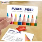 AVERY ZWECKFORM Névjegykártya, 85x54 mm, 270 g, mikroperforált,  AVERY ZWECKFORM, 250 db/csomag