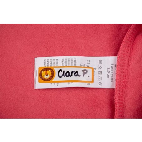 AVERY ZWECKFORM Ruhacímke, műanyag, iskolai, 45x13 mm, kézzel írható, AVERY ZWECKFORM, állatos, 36 címke/csomag