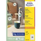AVERY ZWECKFORM Etikett, univerzális, 40 mm, kör, AVERY ZWECKFORM, 2400 etikett/csomag