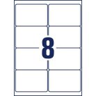 AVERY ZWECKFORM Etikett, 99,1x67,7 mm, poliészter, időjárásálló, AVERY ZWECKFORM, fehér, 160 etikett/csomag