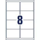 AVERY ZWECKFORM Etikett, 99,1x67,7 mm, poliészter, időjárásálló, AVERY ZWECKFORM, fehér, 160 etikett/csomag