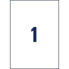 AVERY ZWECKFORM Etikett, univerzális, eltávolítható, 210x297 mm, AVERY ZWECKFORM, 30 etikett/csomag