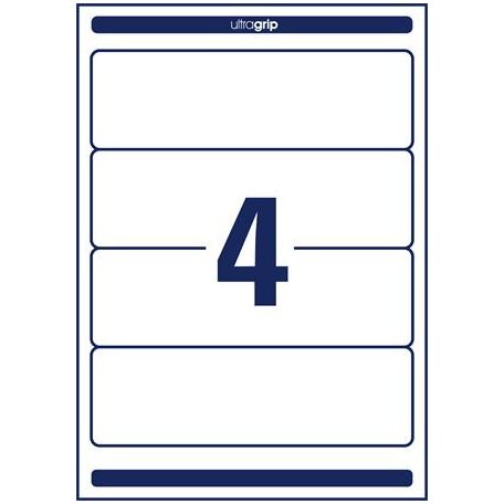 AVERY ZWECKFORM Iratrendező etikett, univerzális, 61x192 mm, AVERY ZWECKFORM, 400 etikett/csomag