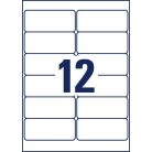 AVERY ZWECKFORM Etikett, 99,1x42,3 mm, poliészter, időjárásálló, AVERY ZWECKFORM, fehér, 240 etikett/csomag