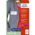 AVERY ZWECKFORM Etikett, eltávolítható, kerekített sarkú, 80x50 mm, textilhez, AVERY ZWECKFORM, 200 etikett/csomag