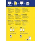 AVERY ZWECKFORM Etikett, univerzális 43,2x8,5 mm, eltávolítható, kerekített sarkú, AVERY ZWECKFORM, 3200 etikett/csomag