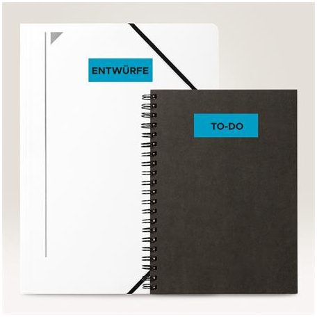 AVERY ZWECKFORM Etikett, univerzális, 25,4x10 mm, eltávolítható, kerekített sarkú, AVERY ZWECKFORM, 3780 etikett/csomag, kék