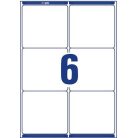 AVERY ZWECKFORM Etikett, univerzális, 99,1x93,1 mm, kerekített sarkú, AVERY ZWECKFORM, 600 etikett/csomag