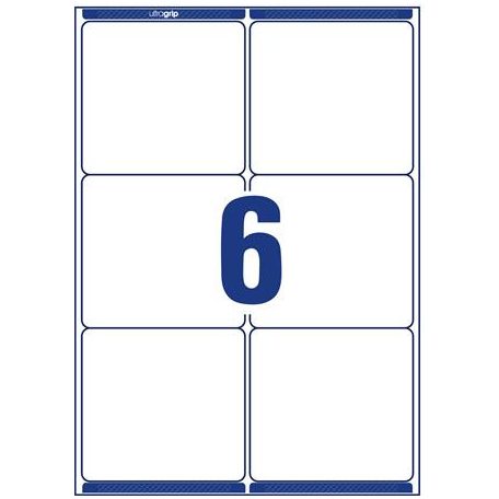 AVERY ZWECKFORM Etikett, univerzális, 99,1x93,1 mm, kerekített sarkú, AVERY ZWECKFORM, 600 etikett/csomag