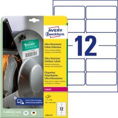   AVERY ZWECKFORM Etikett, univerzális, 99,1x42,3 mm, extra erős, polietilén, AVERY ZWECKFORM, 120 etikett/csomag