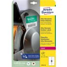 AVERY ZWECKFORM Etikett, univerzális, 99,1x67,7 mm, extra erős, polietilén, AVERY ZWECKFORM, 80 etikett/csomag