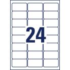 AVERY ZWECKFORM Etikett, 63,5x33,9 mm, fagyasztható, AVERY ZWECKFORM, 600 etikett/csomag