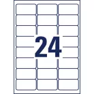 AVERY ZWECKFORM Etikett, 63,5x33,9 mm, fagyasztható, AVERY ZWECKFORM, 600 etikett/csomag