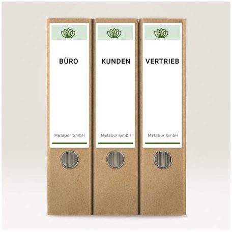 AVERY ZWECKFORM Iratrendező etikett, univerzális, 61x192 mm, újrahasznosított, AVERY ZWECKFORM, 40 etikett/csomag