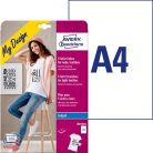 AVERY ZWECKFORM Fólia, vasalható, A4, tintasugaras nyomtatóba, világos textilhez, AVERY ZWECKFORM