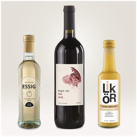 AVERY ZWECKFORM Etikett, borosüveghez, 90x120 mm, AVERY ZWECKFORM, 20 etikett/csomag