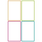 AVERY ZWECKFORM Címke, műanyag, iskolai, 68x46 mm, kézzel írható, AVERY ZWECKFORM, színes 8 címke/csomag